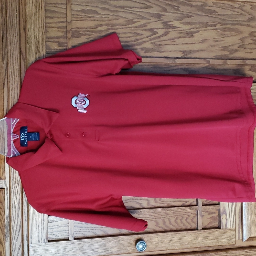Men's Ohio State Red Polo Sz. M